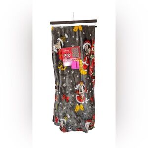 Disney Mickey Mouse Red and Gray Throw